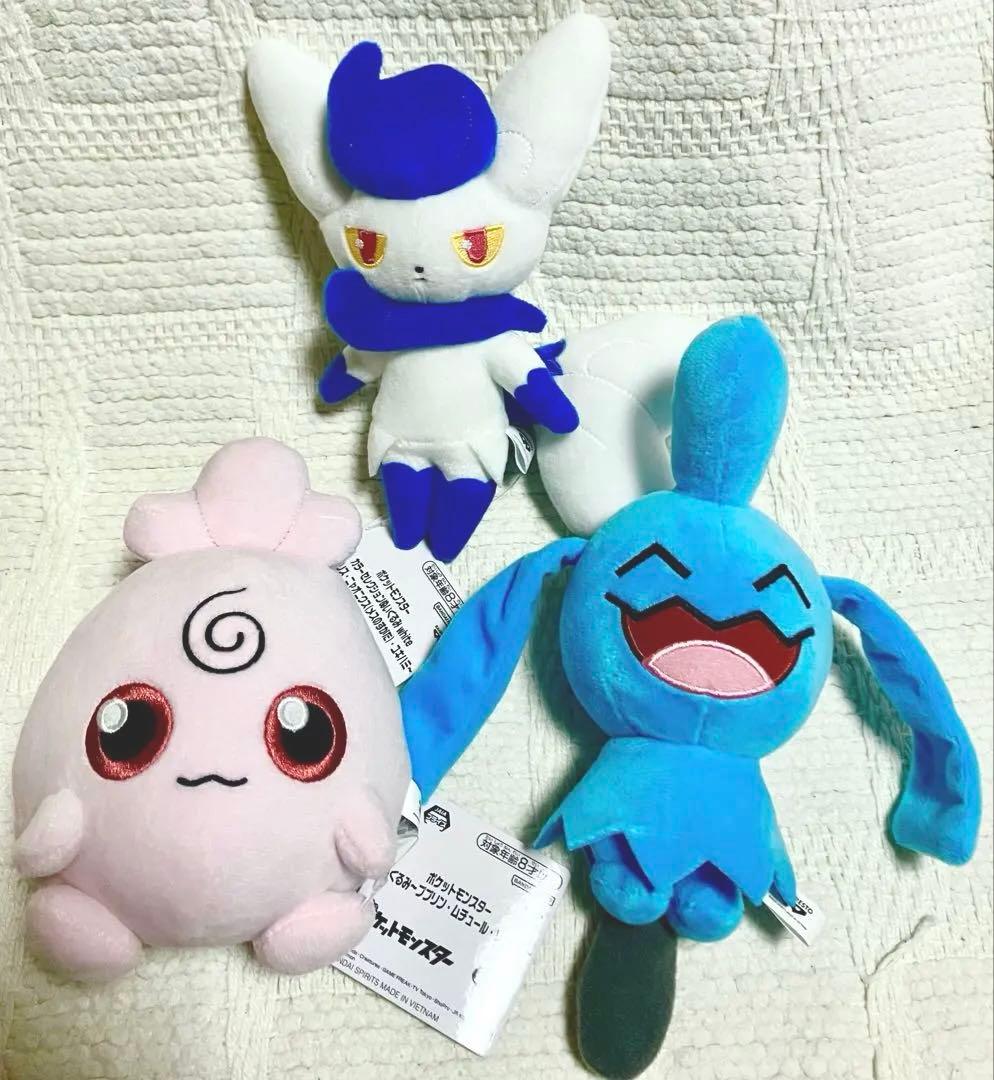 ポケモン6種(ニャオニクス、ププリン、ソーナノ、ミュウ、ラプラス、ルカリオ)