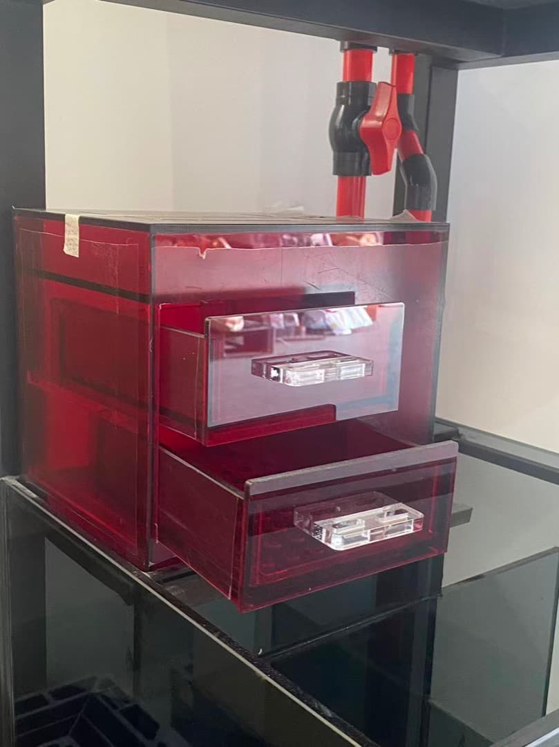 新品水槽オーバーフロー水槽45x45x38高さ80cmアクアリウム水槽引取可能