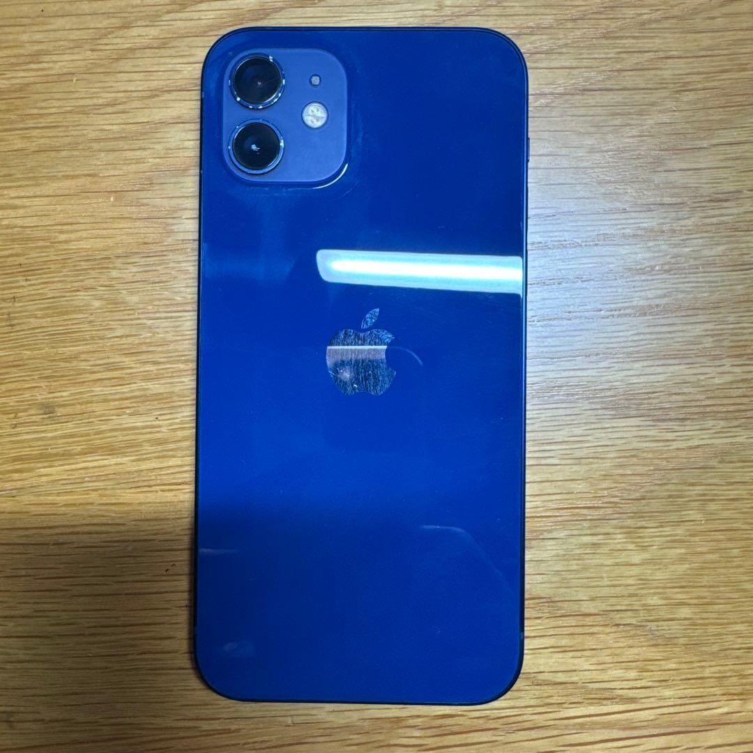 【美品】【SIMフリー】Apple iPhone 12 64GB Blue