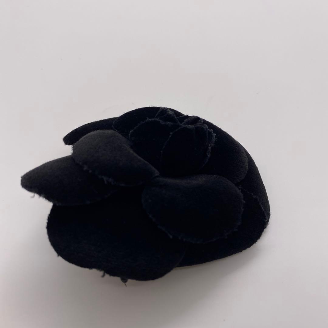 ［正規品］CHANEL カメリア コサージュ ブラック系