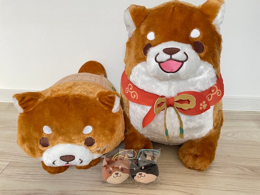 忠犬もちしば まとめ売り フェイスマスコット クッション ぬいぐるみ しば犬