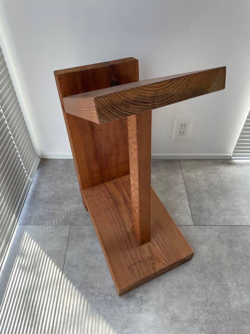 無垢材　スツール　ベンチ　手作り