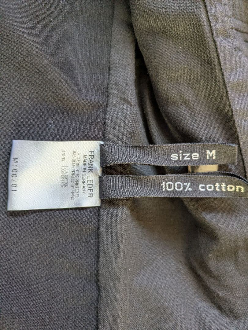 FRANK LEDER　ブラックジャケット サイズM