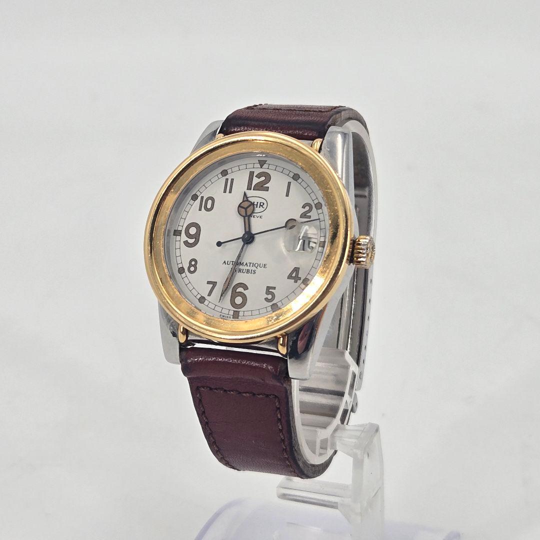 美品 MHR マハラ 自動巻き 腕時計 デイト付き ヴィンテージ 稼働品