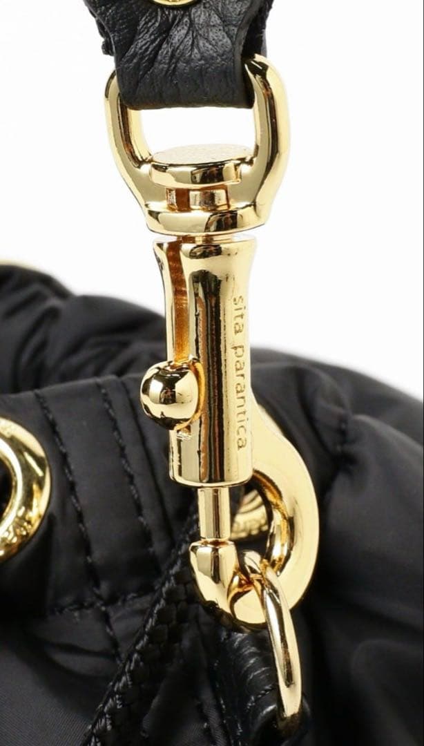 未使用　シータ　パランティカ　ブラック ナイロン ショルダーバッグ