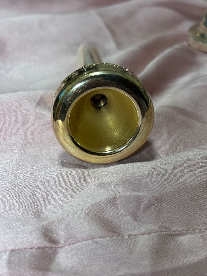 BEST BRASS グルーヴ トロンボーンマウスピース 金 太管 7D