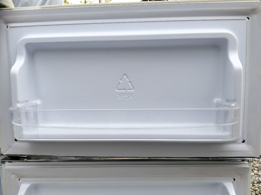 アイリスオーヤマ レトロ風 冷凍冷蔵庫 81L PRR-082D-W2022年製