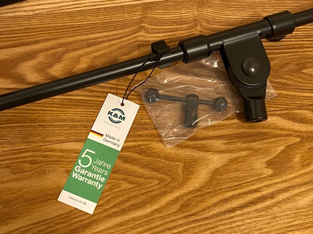 K&M 21020B（ST210/2B） ブームマイクスタンド