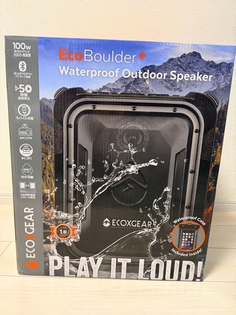 EcoBoulder+ 防水スピーカー 100W