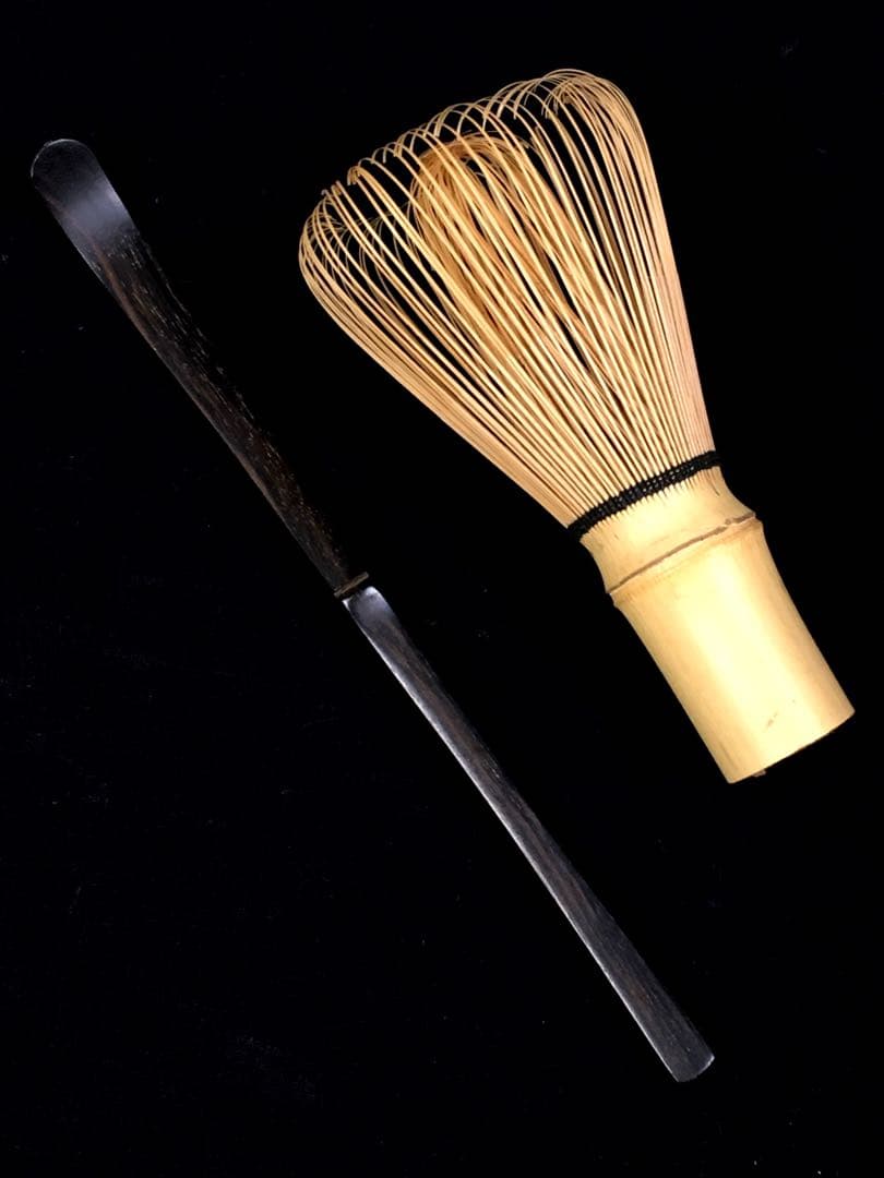 S348茶道具セット 短冊茶箱 10点揃 抹茶碗 水指 銅建水他