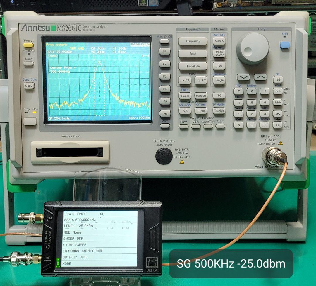 美品 Anritsu MS2661C 9KHz-3GHz スペクトラムアナライザ
