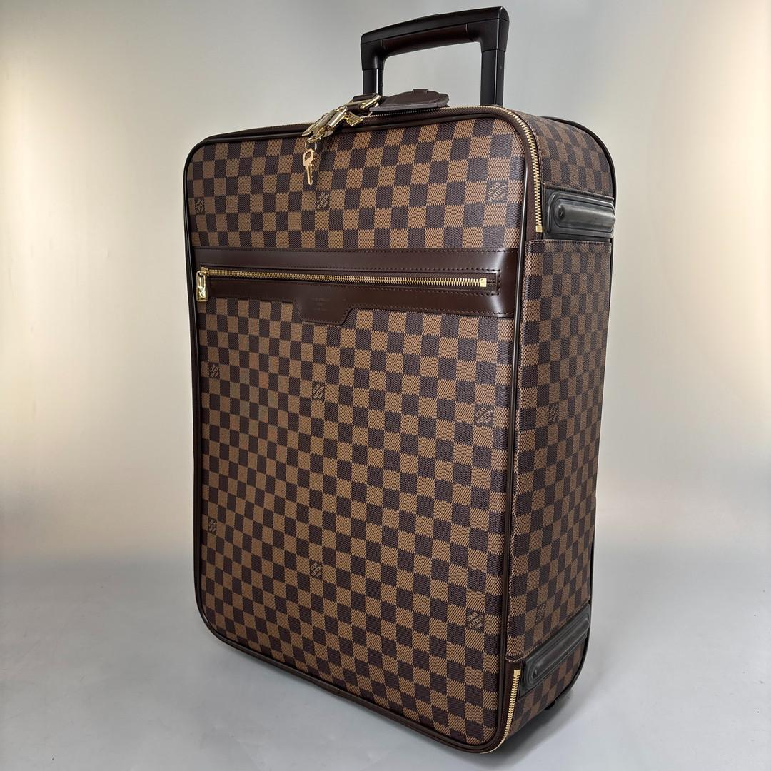 新品同様 ルイヴィトン■ダミエ ペガス 55 N23294 レザー スーツケース