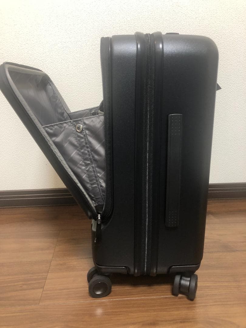 ゼロハリバートン ポリカーボネート キャリーケース 前開き 機内持込 ブラック