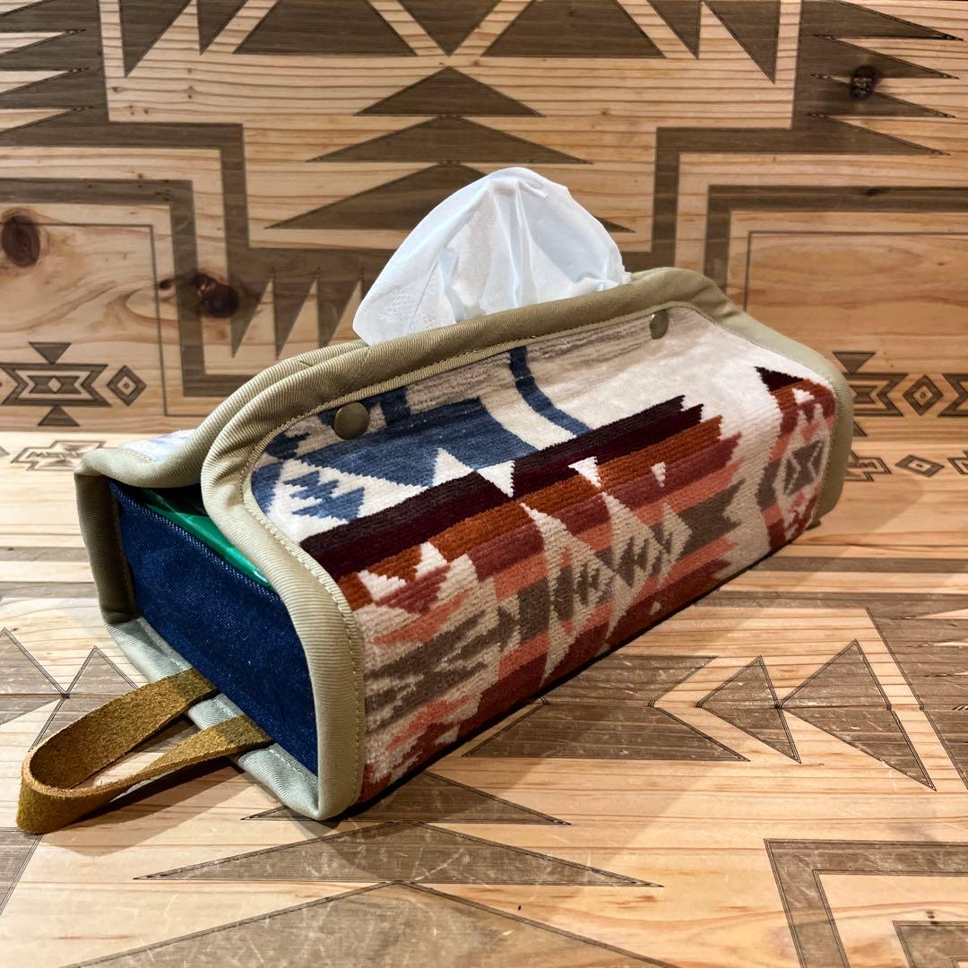 ごうちゃんページ ペンドルトン クッションカバー リメイク 小物入れ 新品