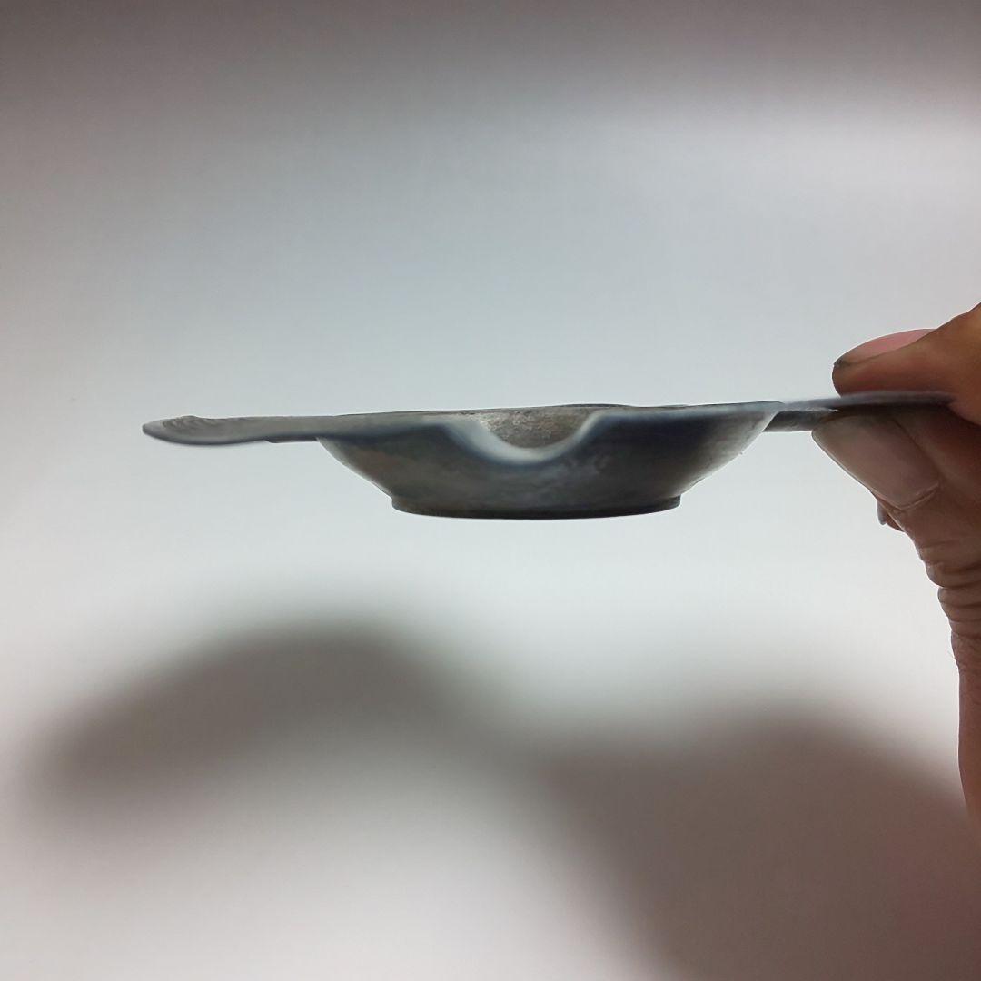 中華民国三年 壹圓銀貨 灰皿 時代物 中国美術 骨董