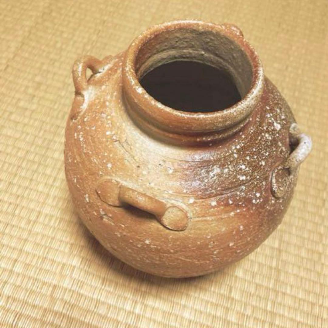 飾り壷　共箱有り【美品】飾壺　茶壺　茶道具　瑞峯　口切の茶事