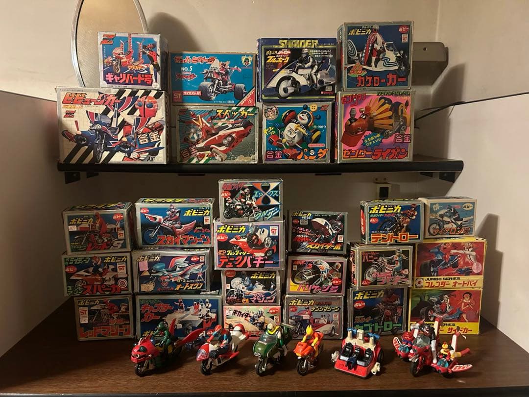 ポピー 超合金 仮面ライダー ミニミニ サイクロン号 ポピニカ 当時物