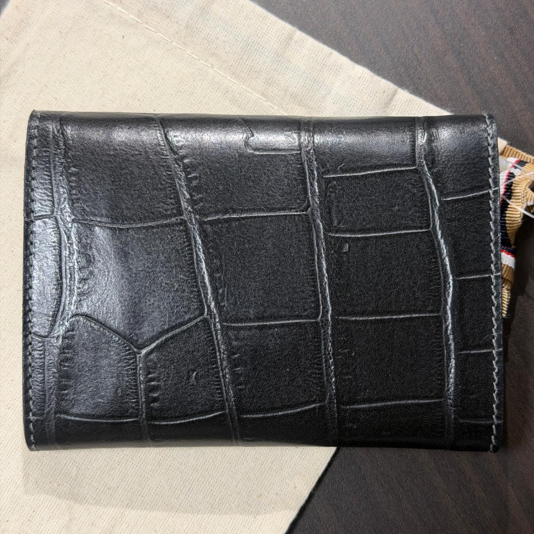 【新品未使用】イルビゾンテ 長財布 ブラック系 ダークグレー