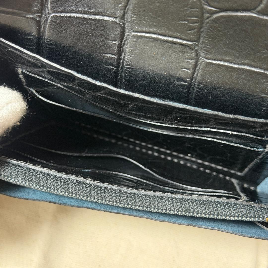 【新品未使用】イルビゾンテ 長財布 ブラック系 ダークグレー