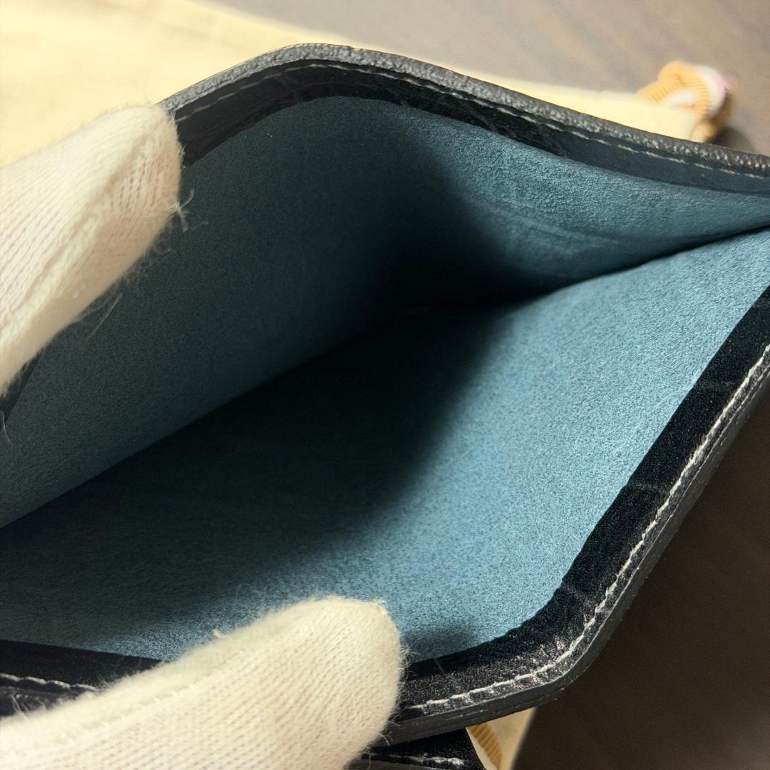【新品未使用】イルビゾンテ 長財布 ブラック系 ダークグレー