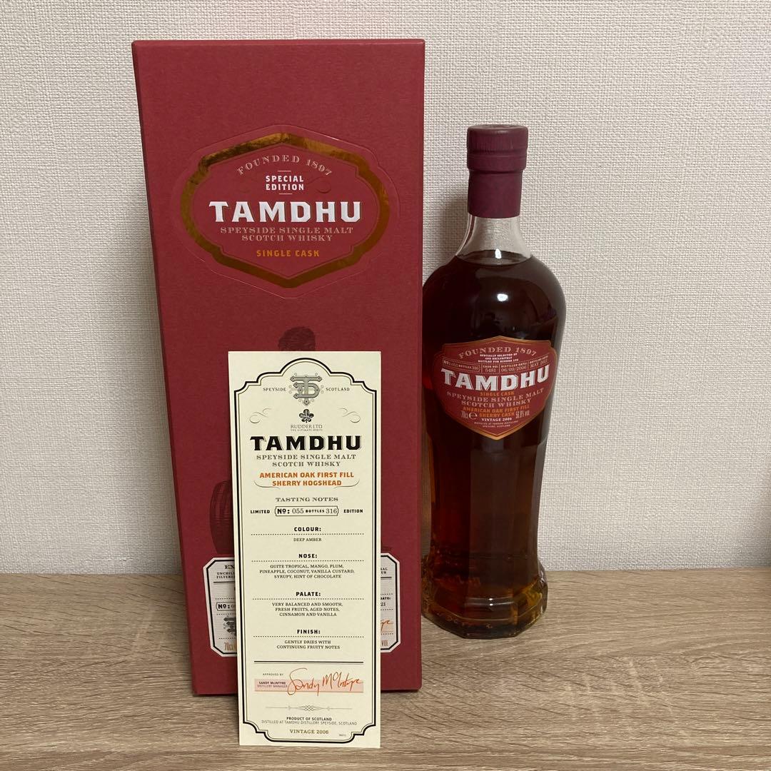 タムデュー　2006-2021 シングルカスク 　FOR　RUDDER