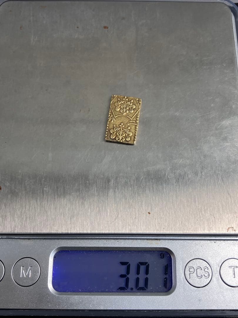 明治二分金 二分判金 江戸時代の金貨 3g 2枚セット