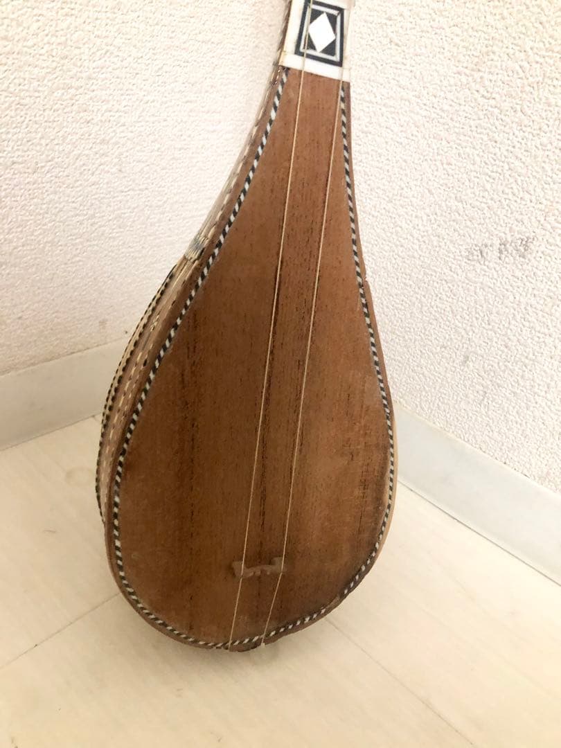 民族楽器 ドタール ドゥタール ２弦 ウイグル族 団結牌 中国 伝統工芸