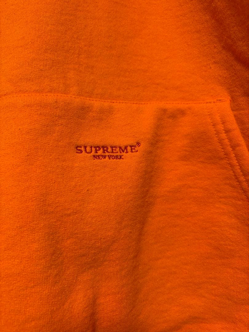 SUPREME オレンジ パーカー フーディー