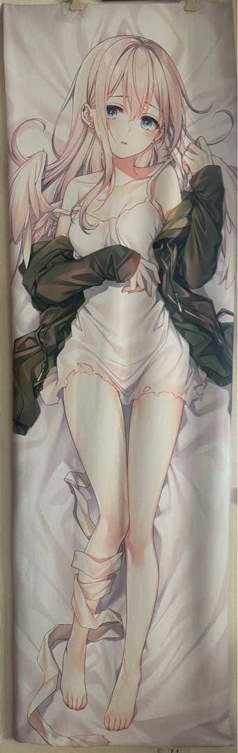 遠坂あさぎ　銀髪天使ちゃん　アクアプレミア　抱き枕　カバー　160x50cm