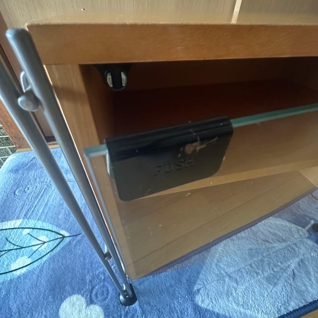レア商品 廃盤品 無印良品 ユニットシェルフ 貴重56cm幅のガラス棚