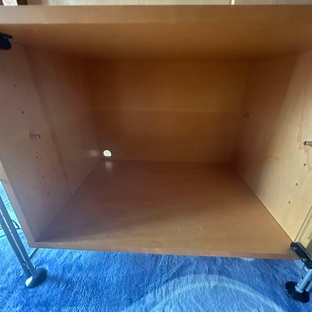 レア商品 廃盤品 無印良品 ユニットシェルフ 貴重56cm幅のガラス棚