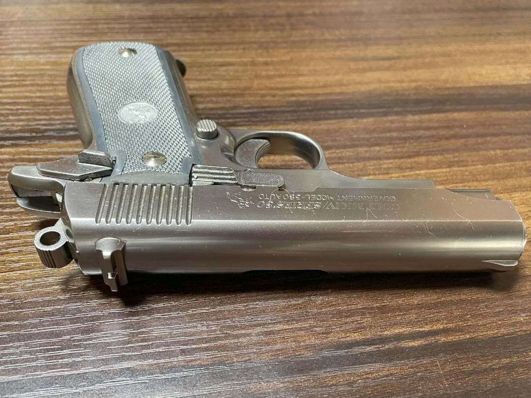 タナカワークス ポケットコルト .380 ガバメント ステンレスモデル ガスガン