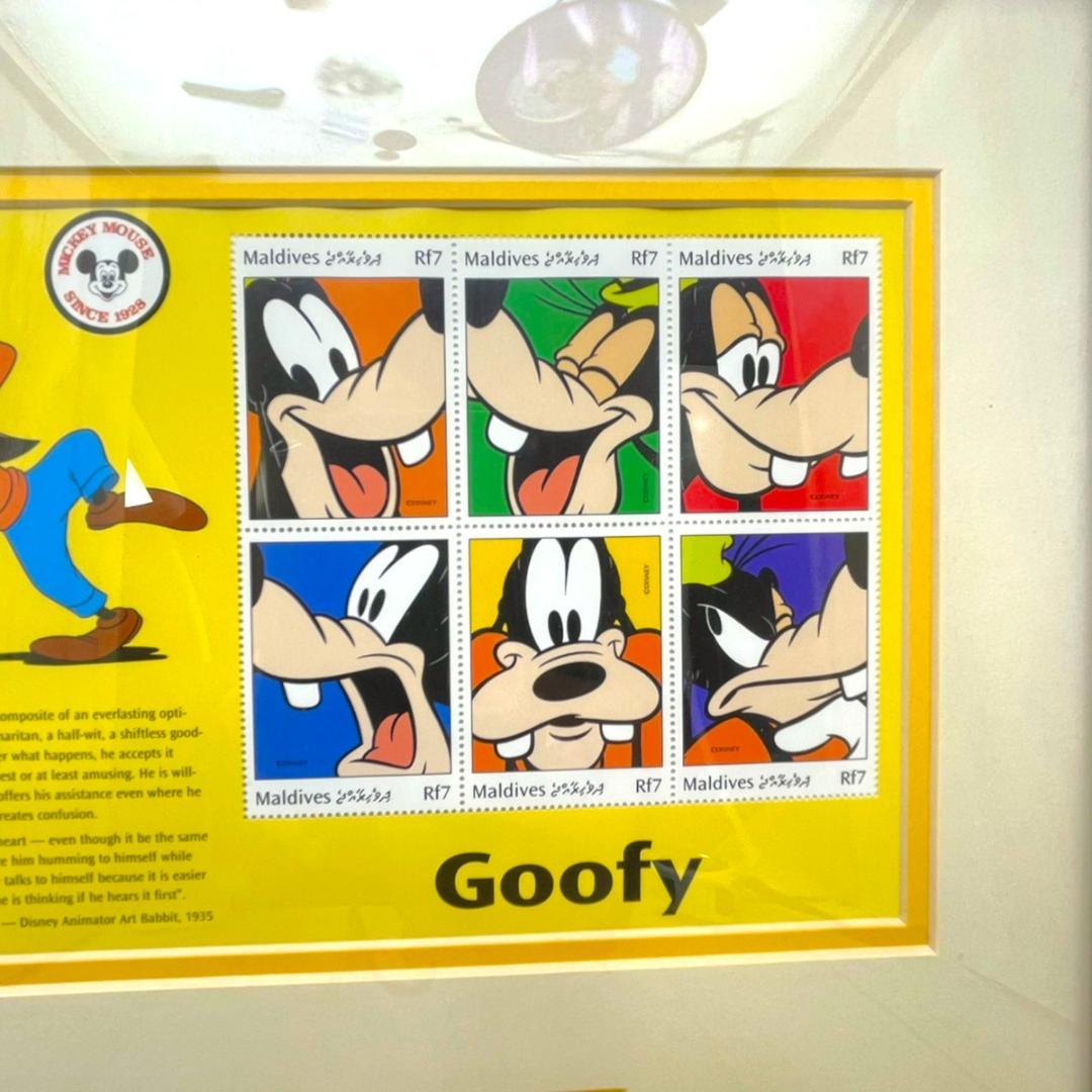 世界限定150枚 レア★グーフィー Goofy★スタンプアートギャラリー