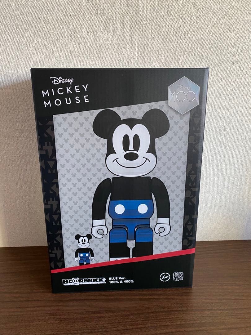 クリアファイル BEARBRICK Mickey Mouse Blue Ver400%&100%