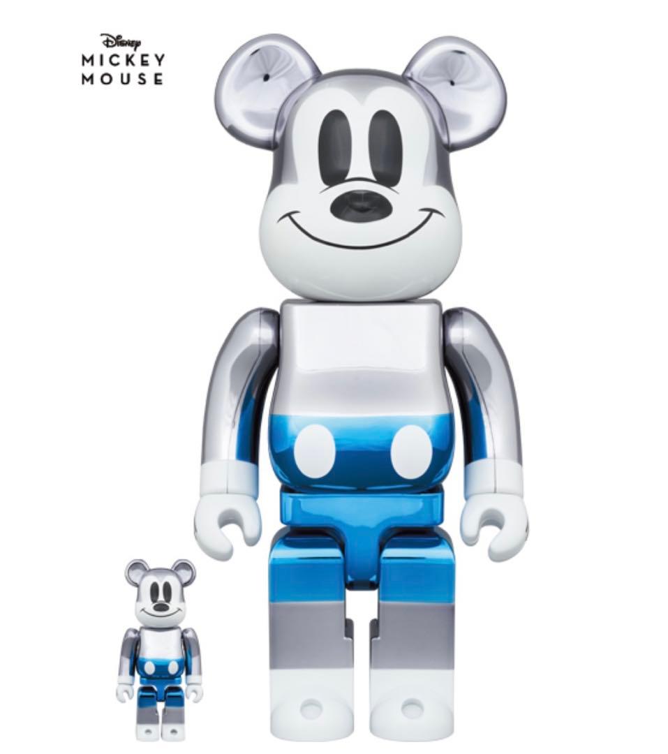 クリアファイル BEARBRICK Mickey Mouse Blue Ver400%&100%