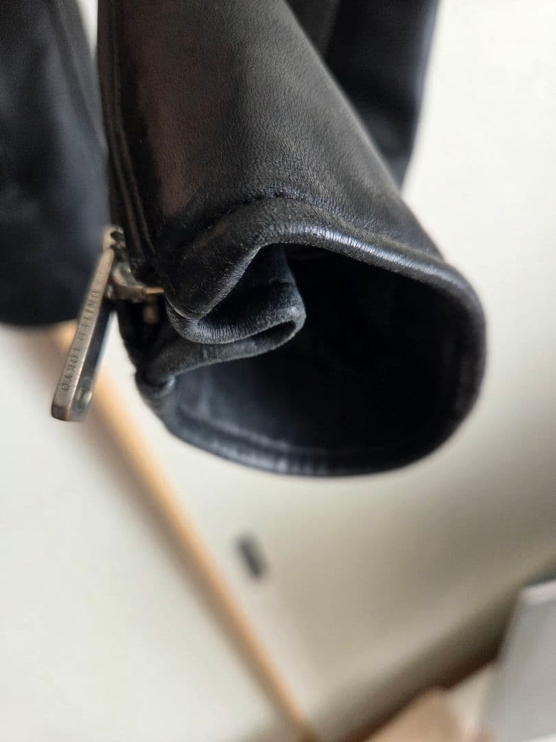 UNITED TOKYO ラムレザー シングルライダースジャケット サイズ3