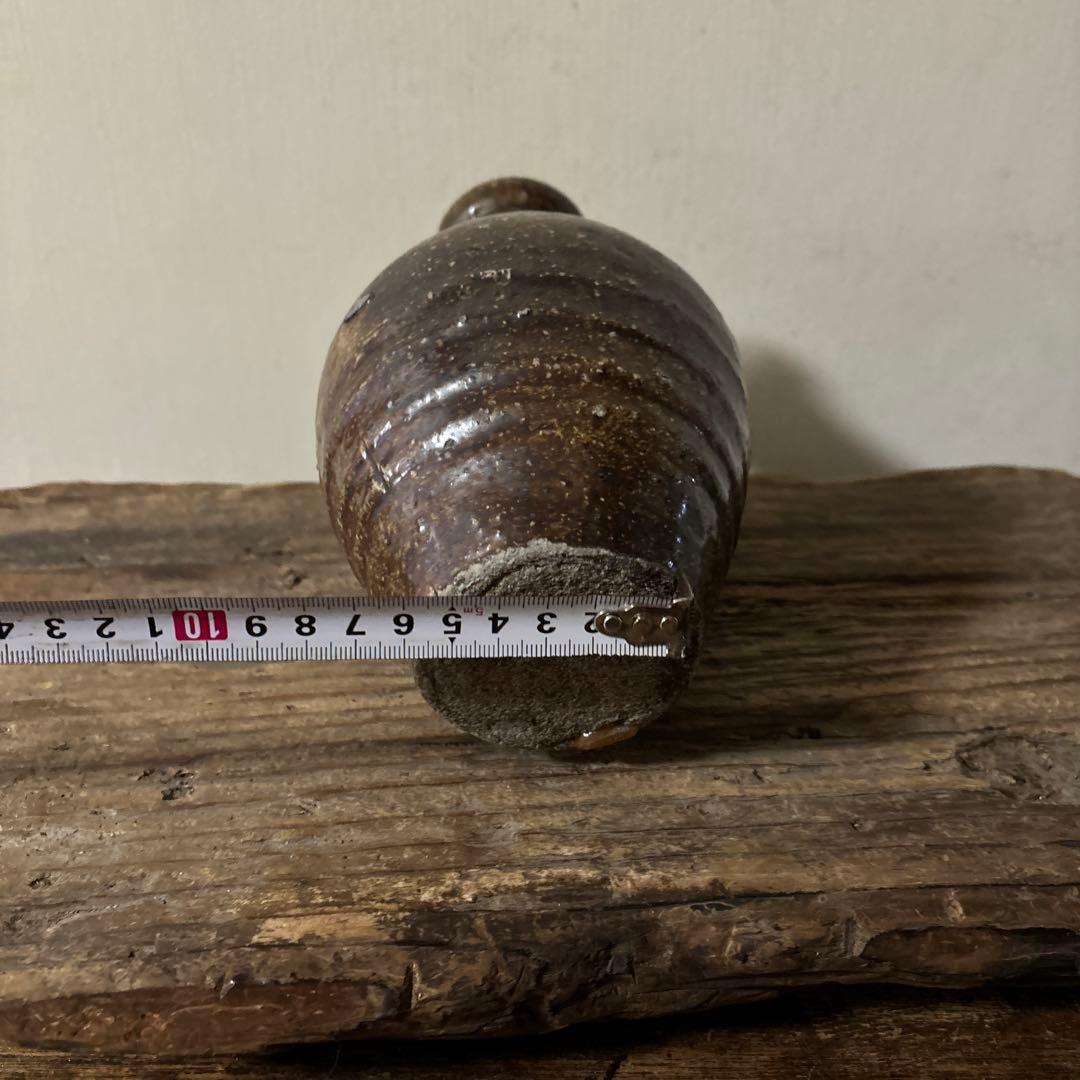 能野焼　花器　徳利　種子島焼　江戸時代　古道具　骨董　古民芸　検;白洲正子　李朝