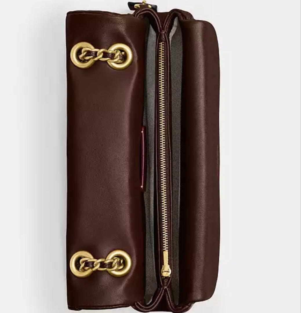 coach コーチタビーショルダー バッグ26 ブラウン CP150 茶色