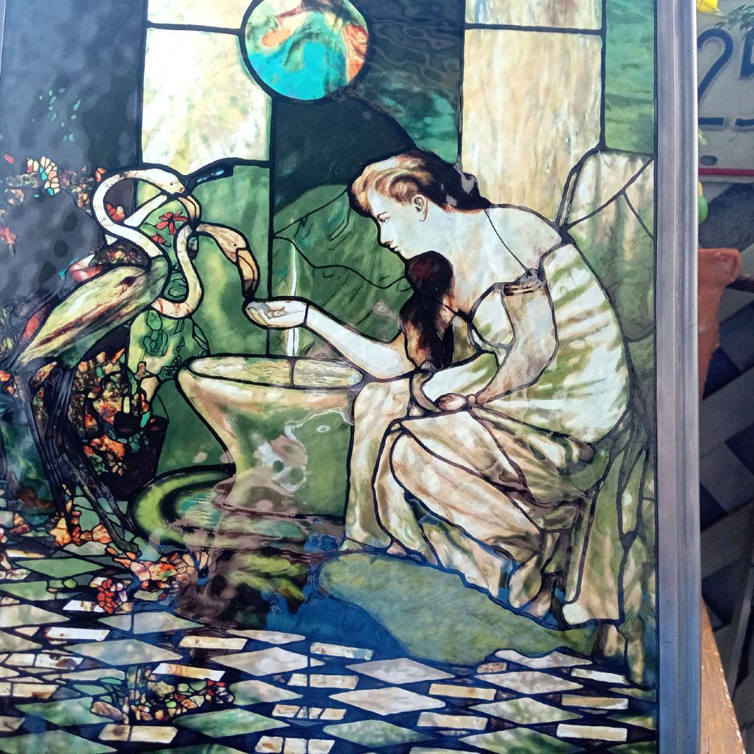 ルイスCティファニー ステンドグラス Flamingo グラスマスターズ社