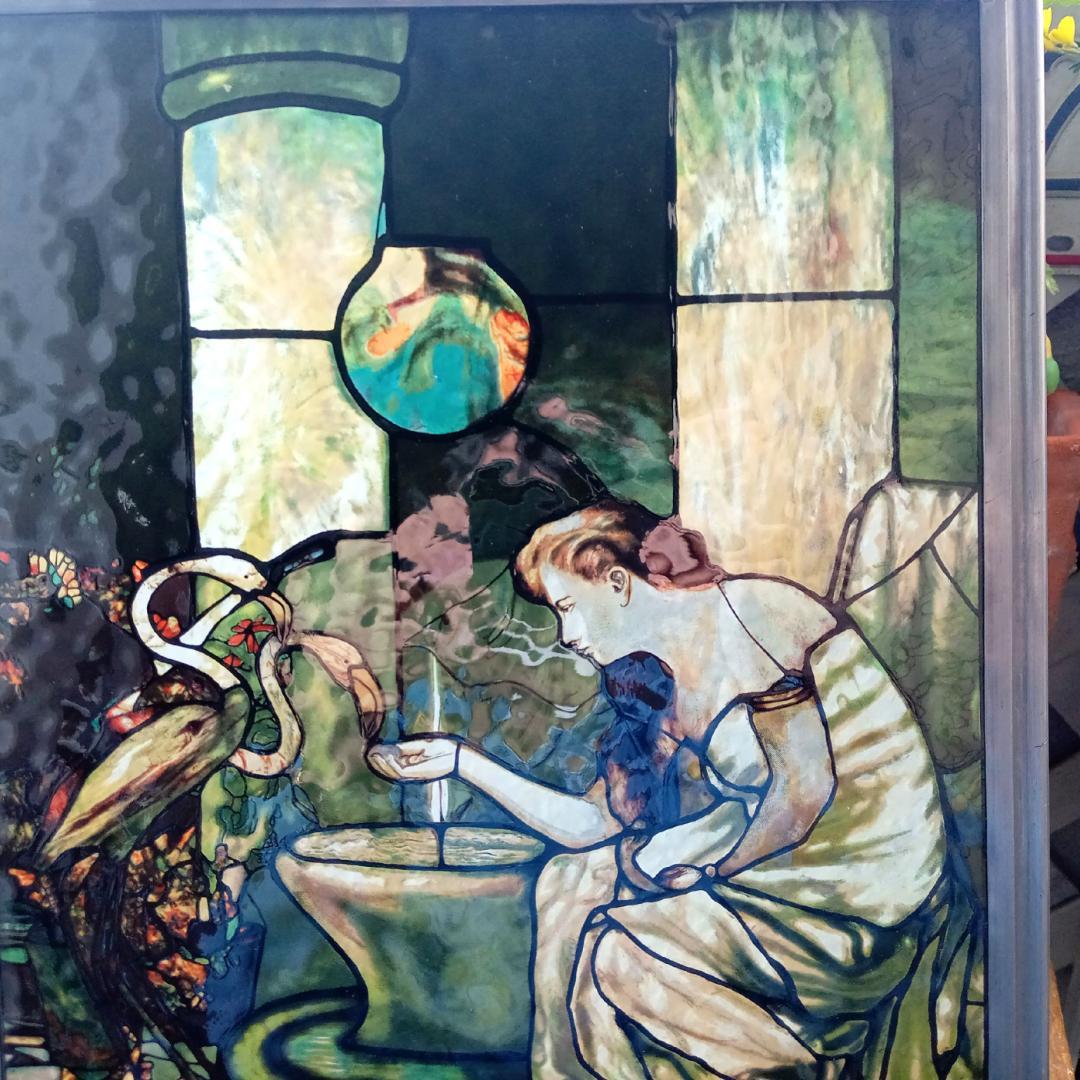 ルイスCティファニー ステンドグラス Flamingo グラスマスターズ社