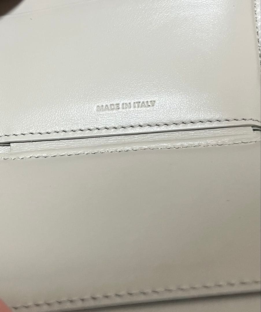 CELINE ホワイト 三つ折り財布