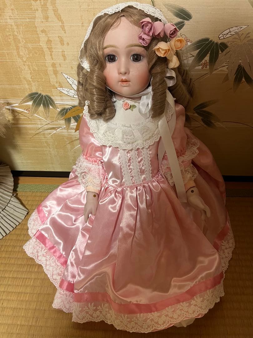 ロングフェイスジュモー　ジュモートリステ　ビスクドール　リプロ