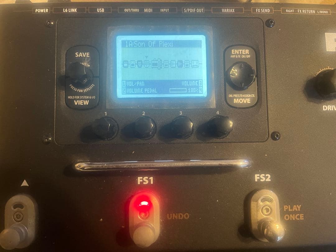 通電確認 LINE6 POD HD500 本体のみ サポート無し