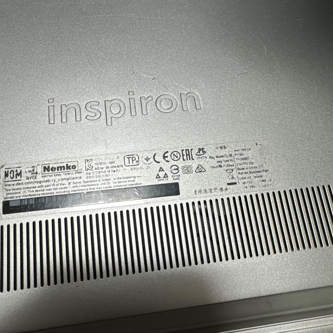 Windowsノート本体 Dell Inspiron 14 7490 i7-10th 16G SSD2TB
