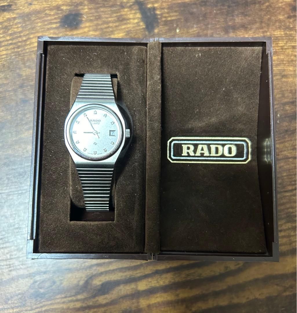 RADO クォーツ時計 シルバー