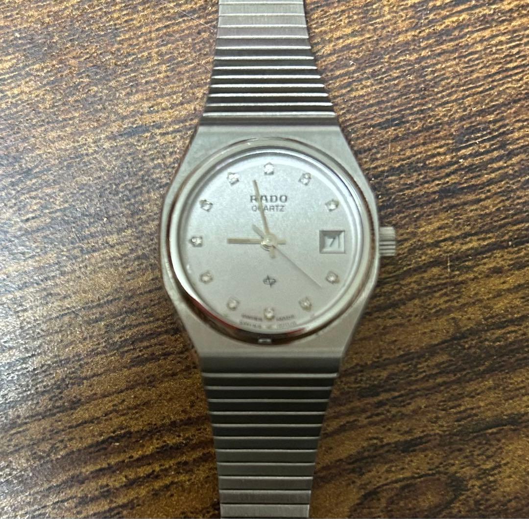 RADO クォーツ時計 シルバー