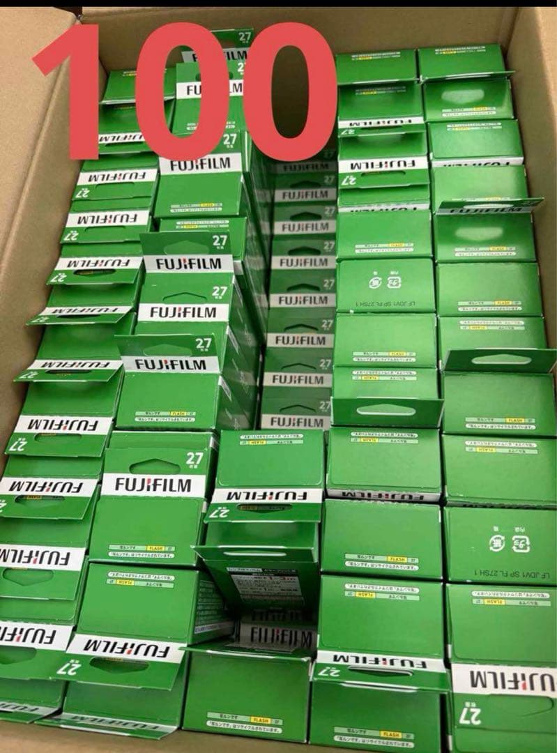 【新品未使用】FUJIFILM 写ルンです 27枚撮影(x100)