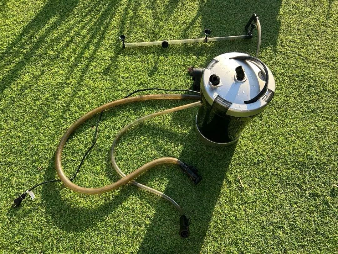 水槽 120cm×45cm×45cm ガラス 外部フィルター LEDライト台付き