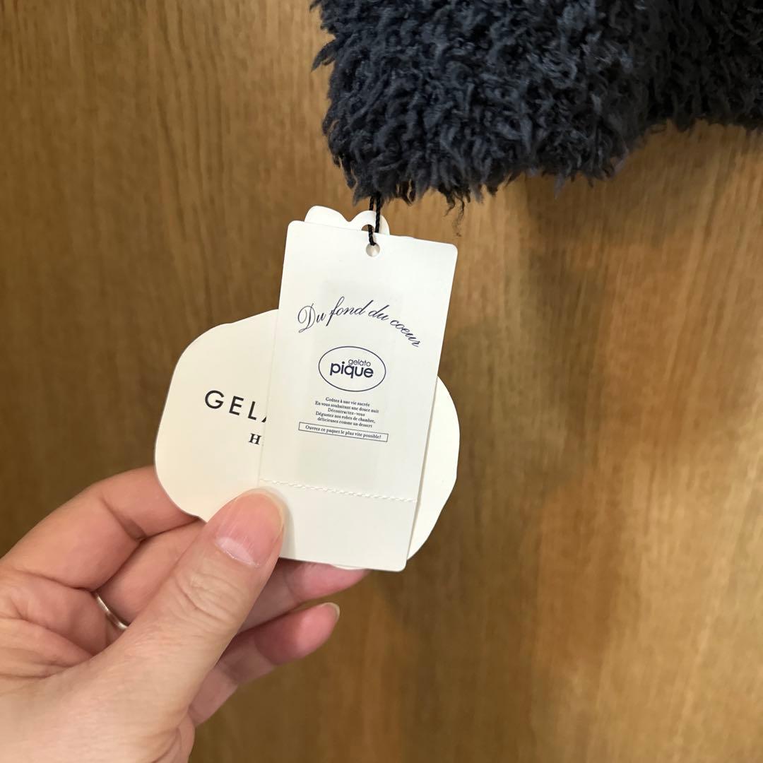 GELATO PIQUE フード付きボアワンピース