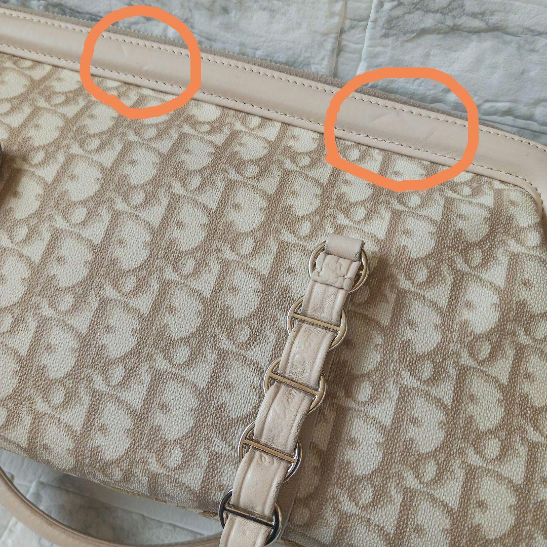 クリスチャンディオール　トロッターロマンティック　リボン　チェーンハンドバッグ